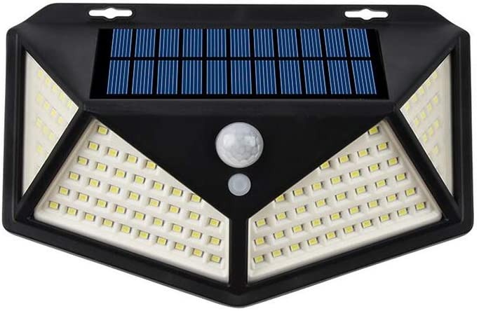 LAMPA GIGANT 114 LED Solare cu senzor de miscare si lumina 3 moduri ILUMINARE 